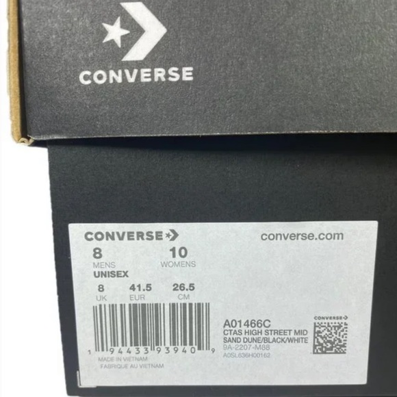 Converse Chuck Taylor All Star High Street Mid Sand Dune - Picture 8 of 9